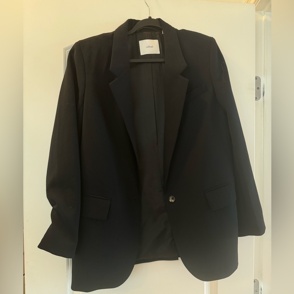 Wilfred Black Sport Coat Elegant Blazer